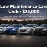 Low maintenance cars under 25000 in the USA including reliable and fuel efficient sedans