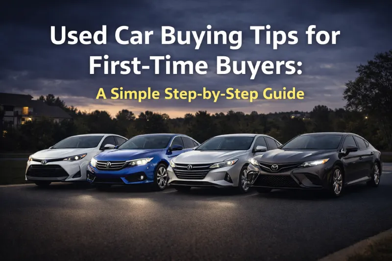 Used car buying tips for first time buyers in the USA step by step guide